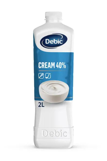 DEBIC CREME UHT 40% 2LITRES
