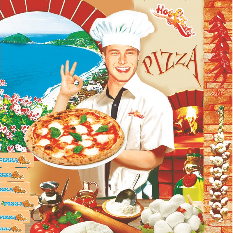 PIZZA BOX BRUN K31X31X4 100PCS